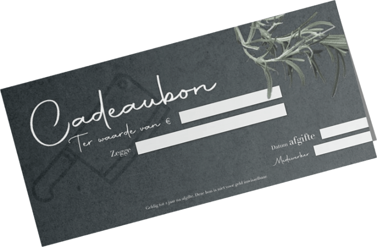 onze cadeaubon voor bijvoorbeeld een bbq als relatiegeschenk of voor verjaardagen